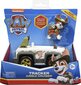 Paw Patrol Tracker Jungle Cruiser - auto ar Tracker kolekcionējamu figūriņu cena un informācija | Rotaļlietas zēniem | 220.lv