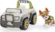Paw Patrol Tracker Jungle Cruiser - auto ar Tracker kolekcionējamu figūriņu cena un informācija | Rotaļlietas zēniem | 220.lv
