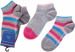 Детские носки Tommy Hilfiger, 2 пары, серые 354010001 034 44352 цена и информация | Носки, колготки для мальчиков | 220.lv