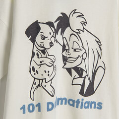 Cool Club футболка для девочки с короткими рукавами 101 далматинец (101 dalmatians), LCG2420091, белая цена и информация | Рубашки для девочек | 220.lv
