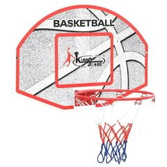 vidaXL basketbola groza komplekts, 66x44,5 cm cena un informācija | Basketbola grozi | 220.lv