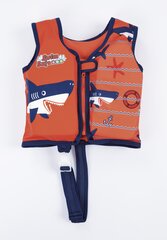 Peldveste Bestway Swim Safe Swim Jacket, izmērs S/M, rozā/oranža cena un informācija | Peldvestes un piepūšamās peldēšanas piedurknes | 220.lv