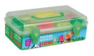 Plastilīns Alpino, 7 krāsas + instrumentu komplekts cena un informācija | Attīstošās rotaļlietas | 220.lv