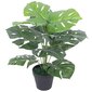 vidaXL mākslīgais augs, paparde ar podiņu, 45 cm, zaļa cena un informācija | Mākslīgie ziedi | 220.lv