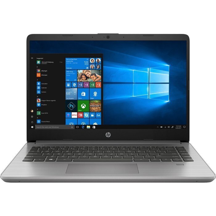 Portatīvais dators HP 340S G7 i5-1035G1 14inch FHD AG UWVA 250 8GB DDR4 256GB PCIe NVMe Value UMA ax BT W10P 3Y cena un informācija | Portatīvie datori | 220.lv