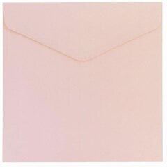 Aploksnes 160x160mm Gladki 130 g, 10 gab, rozā цена и информация | Конверты, открытки | 220.lv