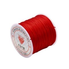 Elastīgi diegi krellēm Nr. 70 RainBow® VERA V70 60 m, krāsa sarkana cena un informācija | Rotu veidošana, pērļošana | 220.lv