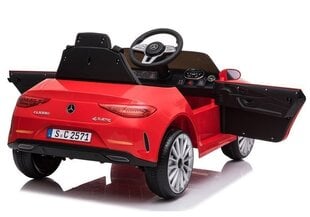Vienvietīgs bērnu elektromobilis Mercedes CLS 350, sarkans cena un informācija | Bērnu elektroauto | 220.lv