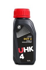 HYDRAULIC BRAKE FLUID DOT-4, 0.25 L cena un informācija | Auto eļļu piedevas | 220.lv