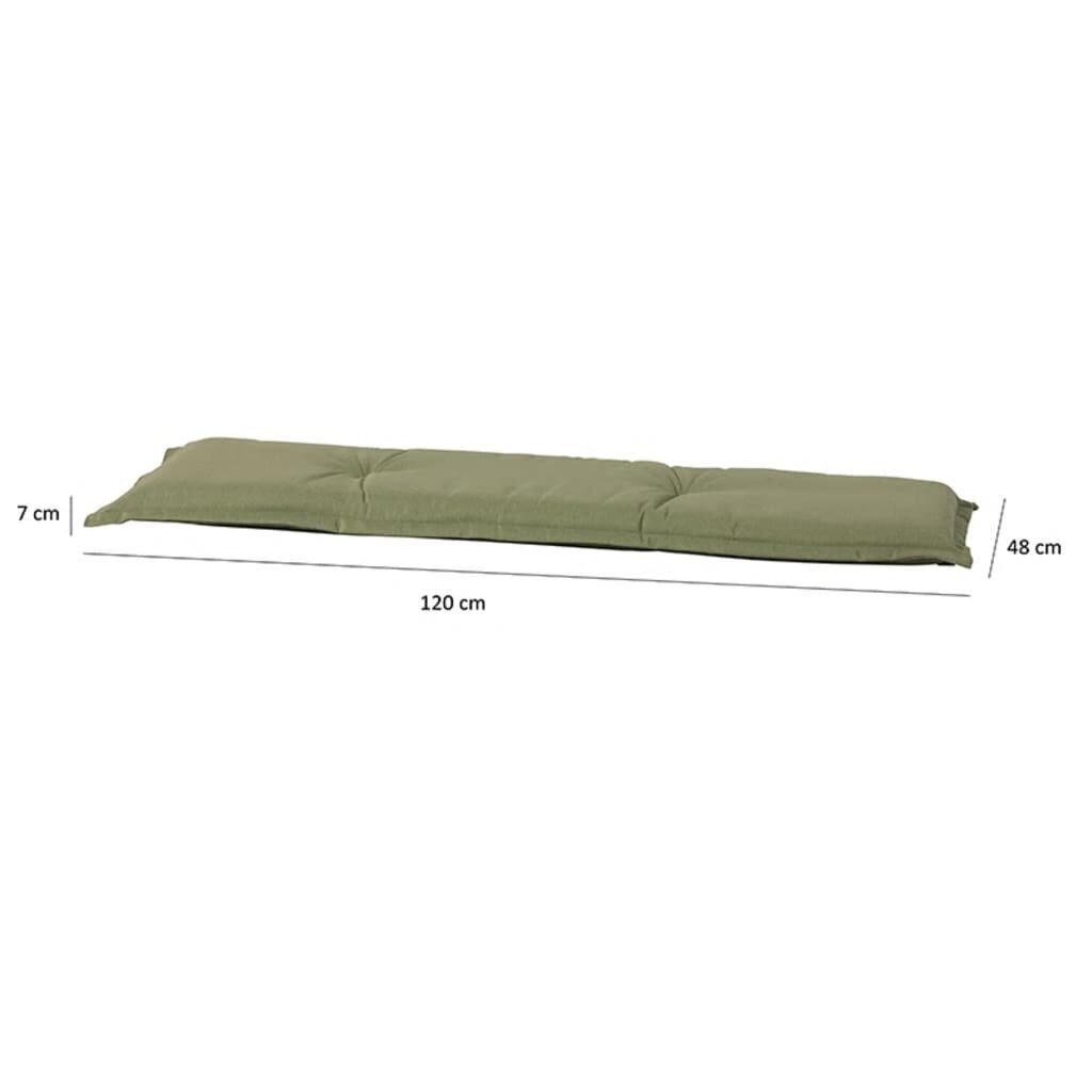 Madison sola matracis Panama, 120x48 cm, zaļš cena un informācija | Krēslu paliktņi | 220.lv