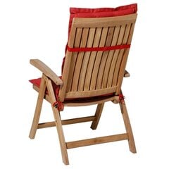 Madison atzveltnes krēsla matracis Panama, 123x50 cm, sarkans цена и информация | Подушки, наволочки, чехлы | 220.lv
