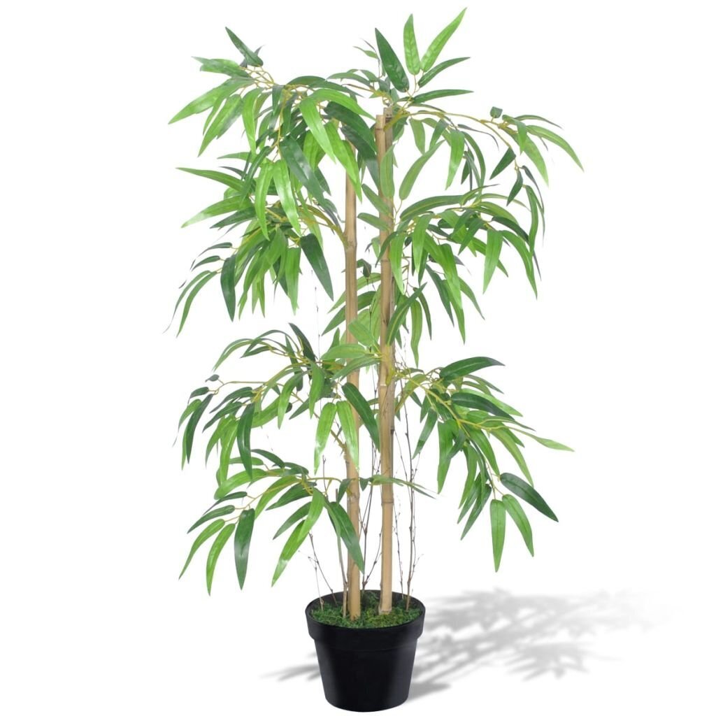 Mākslīgs Bambusa Augs "Twiggy" ar Podu, 90 cm cena un informācija | Mākslīgie ziedi | 220.lv