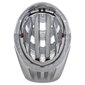 Velosipēdista ķivere Uvex I-vo cc, izmērs 52-57 cm, pelēka/rozā + velo ķiveres lukturītis Uvex LED i-vo цена и информация | Ķiveres | 220.lv