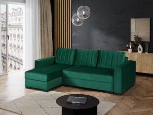 Stūra dīvāns Vera, zaļš cena un informācija | Stūra dīvāni | 220.lv