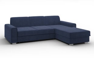 Stūra dīvāns Luis, zils cena un informācija | Stūra dīvāni | 220.lv