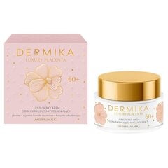 Atjaunojošs sejas krēms Dermika Luxury Placenta 60+, 50 ml cena un informācija | Sejas krēmi | 220.lv