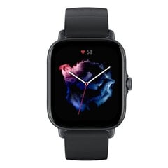Amazfit GTS 3 Graphite Black цена и информация | Смарт-часы (smartwatch) | 220.lv
