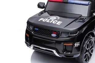 Vienvietīgs policijas elektromobilis BBH-021, melns cena un informācija | Bērnu elektroauto | 220.lv