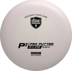 Диск для гольфа Putter D-LINE P2 FLEX 2 White цена и информация | Диск-гольф | 220.lv