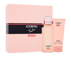 Komplekts Iceberg Twice Rosa: EDT sievietēm 125 ml + ķermeņa losjons 100 ml cena un informācija | Sieviešu smaržas | 220.lv