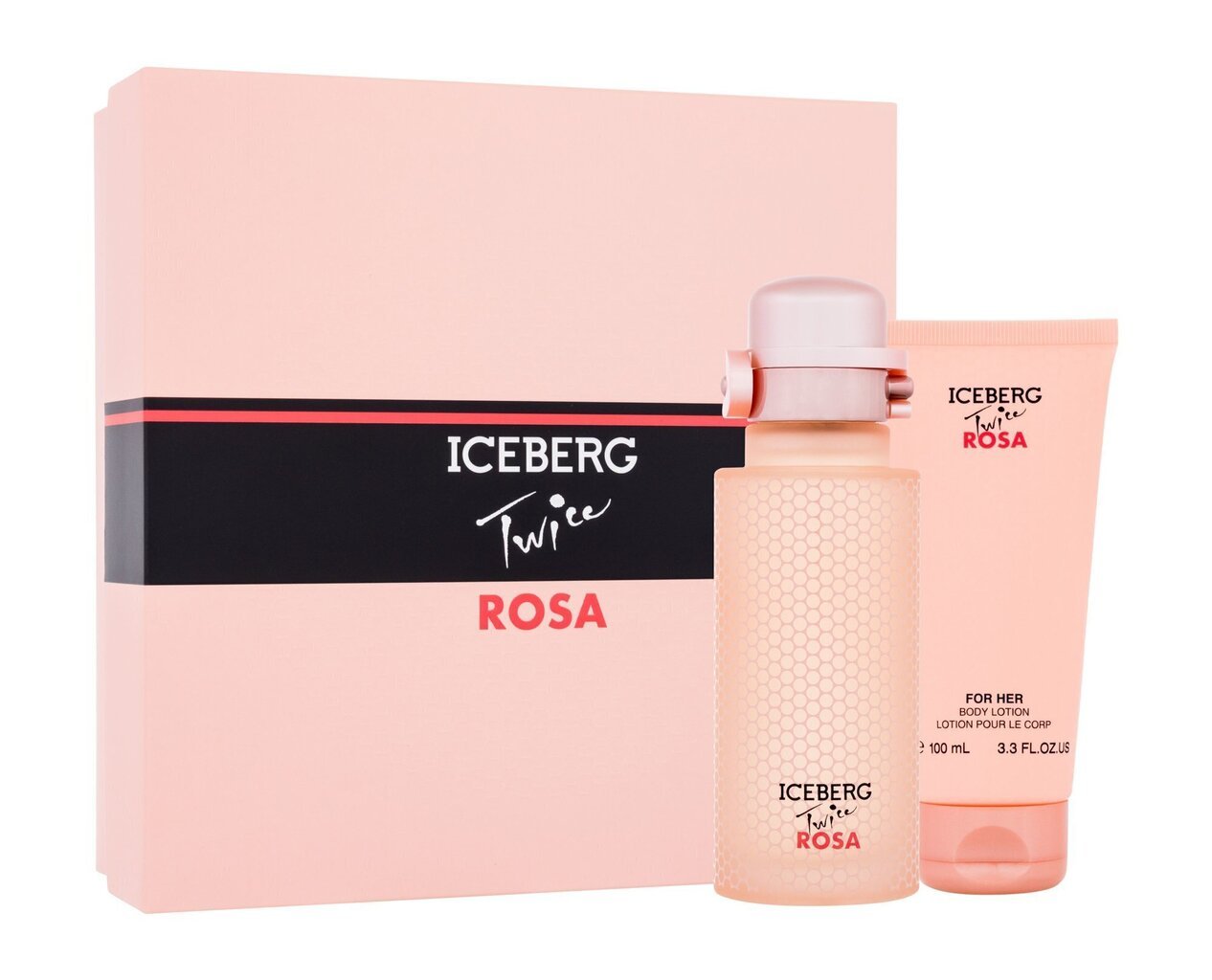 Komplekts Iceberg Twice Rosa: EDT sievietēm 125 ml + ķermeņa losjons 100 ml цена и информация | Sieviešu smaržas | 220.lv