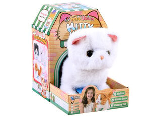 Интерактивный котенок, белый цена и информация | Игрушки для девочек | 220.lv