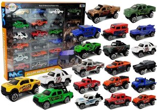 Apvidus auto komplekts dažādās krāsās, 20gab cena un informācija | Rotaļlietas zēniem | 220.lv
