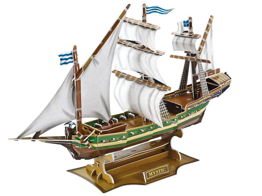 3D puzle— mistisks kuģis, 129 detaļas cena un informācija | Puzles, 3D puzles | 220.lv