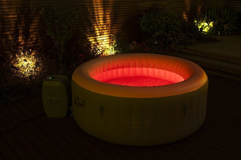 Bestway džakuzi "Lay-Z-Spa TAHITI" ar LED, 2-4 personām cena un informācija | Baseini | 220.lv