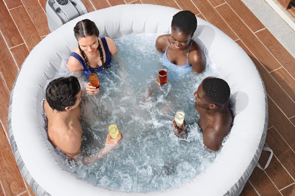 Bestway burbuļvanna Lay-Z-Spa FIJI 4 personām cena un informācija | Baseini | 220.lv