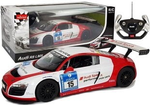 Tālvadības automašīna Audi R8 LMS, 1:14, sarkana cena un informācija | Rotaļlietas zēniem | 220.lv