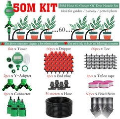 Automātiskā dārza laistīšanas sistēma MUCIAKIE 50m цена и информация | Оборудование для полива | 220.lv