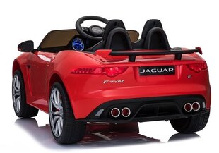 Vienvietīgs elektromobilis bērniem Jaguar F-Type, sarkans glancēts cena un informācija | Elektromobīļi bērniem | 220.lv