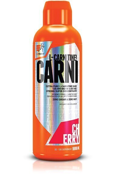 Extrifit Carni 120,000 L-karnitīns 1000 ml, ķiršu garša cena un informācija | L-karnitīns | 220.lv