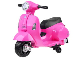 Детский электрический мотоцикл - Vespa, розовый цена и информация | Электромобили для детей | 220.lv