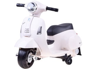 Bērnu elektriskais motorollers Vespa, balta cena un informācija | Bērnu elektroauto | 220.lv
