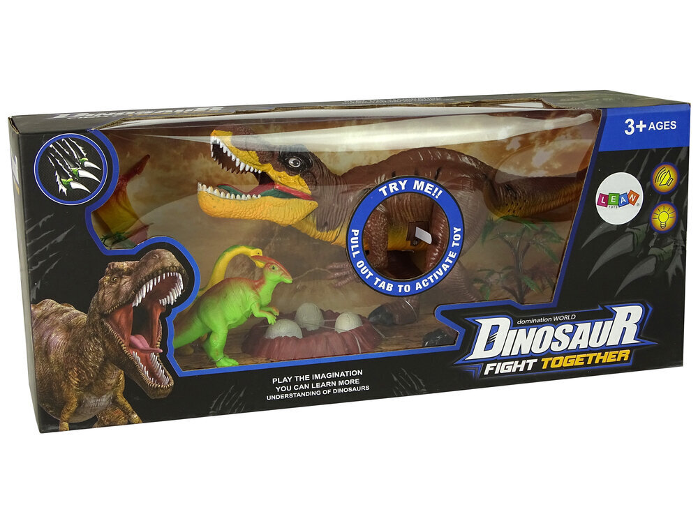 Liels dinozauru komplekts cena un informācija | Rotaļlietas zēniem | 220.lv