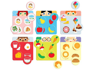 Bērnu puzle - Ēdiens, 6 daļas cena un informācija | Puzles, 3D puzles | 220.lv