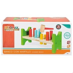 Koka spēle ar āmuru Woomax, 10gab.,12m+ цена и информация | Развивающие игрушки | 220.lv