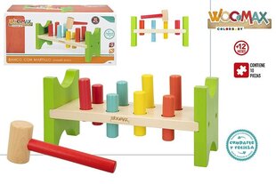 Игра с деревянным молотком Woomax, 12+ цена и информация | Развивающие игрушки | 220.lv