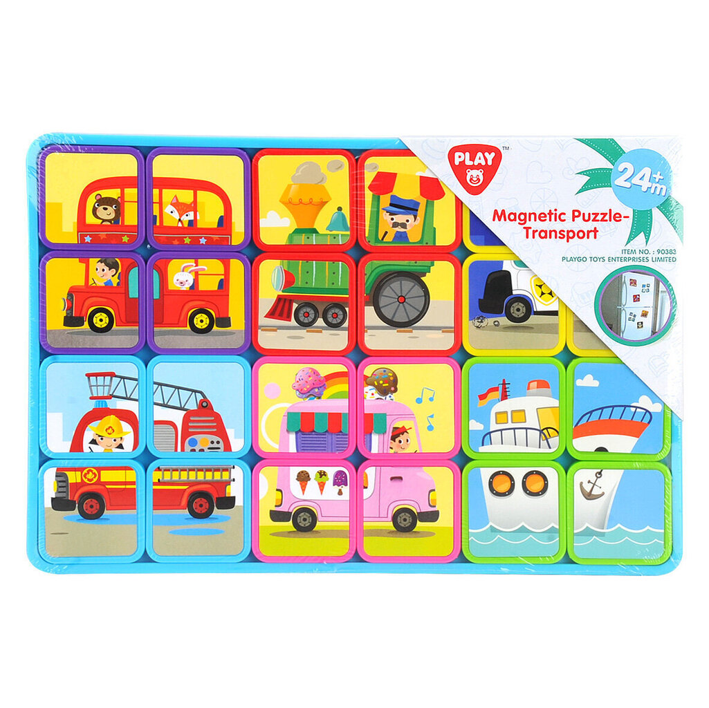 Magnētiskā puzle Play Go Infant &Toddler, (90363, 90383, 90403), 90343 цена и информация | Rotaļlietas zīdaiņiem | 220.lv