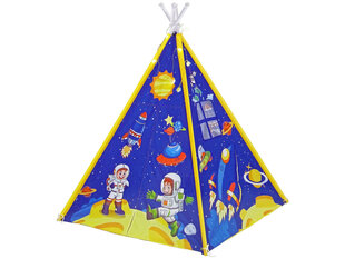 Палатка для детей со световыми эффектами, голубая цена и информация | Детские игровые домики | 220.lv