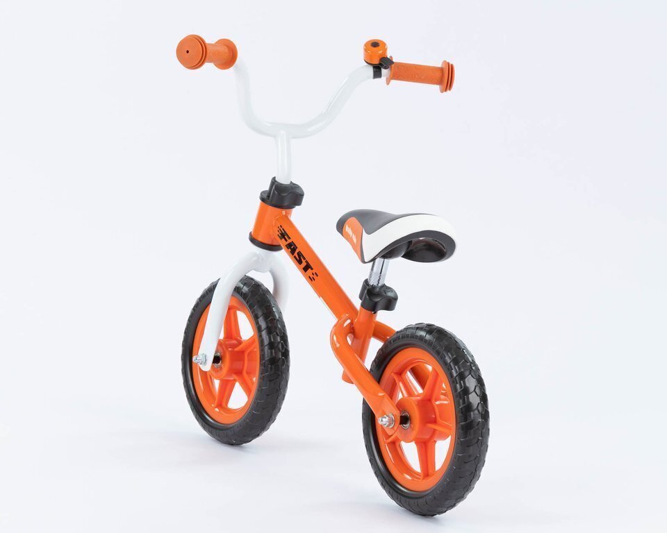 Līdzsvara velosipēds - Baby Mix Fast, 10 collas, oranžs cena un informācija | Balansa velosipēdi | 220.lv