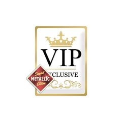 Metāla plāksne 30x40 cm / VIP Exclusive Metallic cena un informācija | Dārza dekori | 220.lv