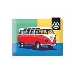 Металлическая пластина 30x40 см / VW Bulli Pop Art цена и информация | Декоры для сада | 220.lv