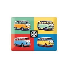 Металлическая пластина 30x40 см / VW neli Bulli Pop Art цена и информация | Декоры для сада | 220.lv