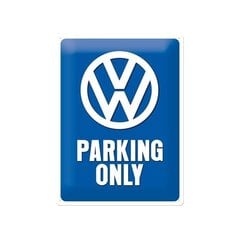 Металлическая пластина 30x40 см / VW Parking Only цена и информация | Декоры для сада | 220.lv