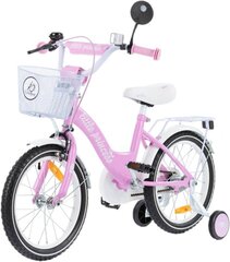 Bērnu velosipēds TomaBike Little Princess, 16", rozā cena un informācija | Velosipēdi | 220.lv