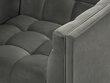 Velūra krēsls Micadoni Home Karoo, gaiši pelēks цена и информация | Atpūtas krēsli | 220.lv
