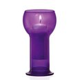 Svečturis no stikla, Lucilla Purple